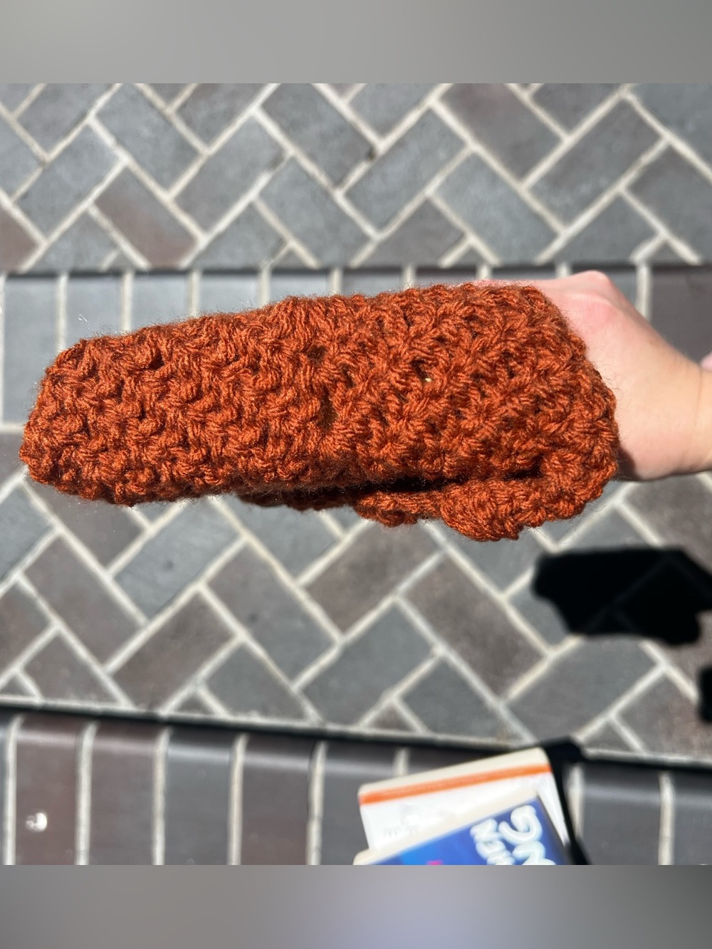Hand Crocheted Custom Book Cover Book Sleeve for Traveling and Storage - Picture 11 of 16